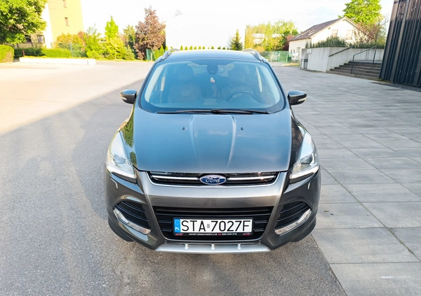 Ford Kuga cena 54900 przebieg: 229810, rok produkcji 2014 z Rajgród małe 326